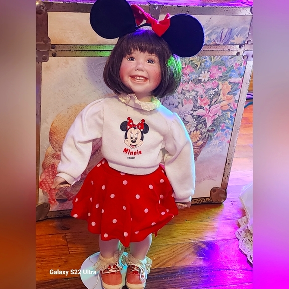 Toys Stamped Vintage Disney Porcelain Doll Poshmark